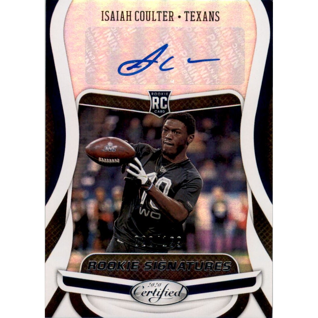2020 Certified Rookie Signatures #33 Isaiah Coulter/199