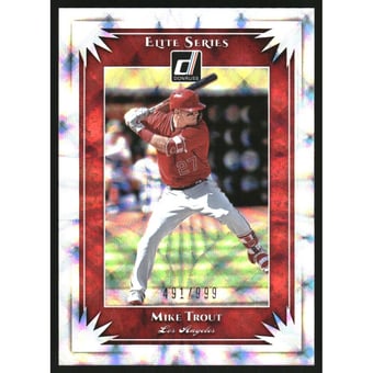 2019 Donruss Elite Series #ES10 Mike Trout