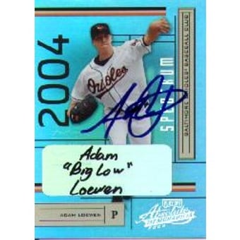 2004 Absolute Memorabilia Signature Spectrum Silver #29 Adam Loewen/100
