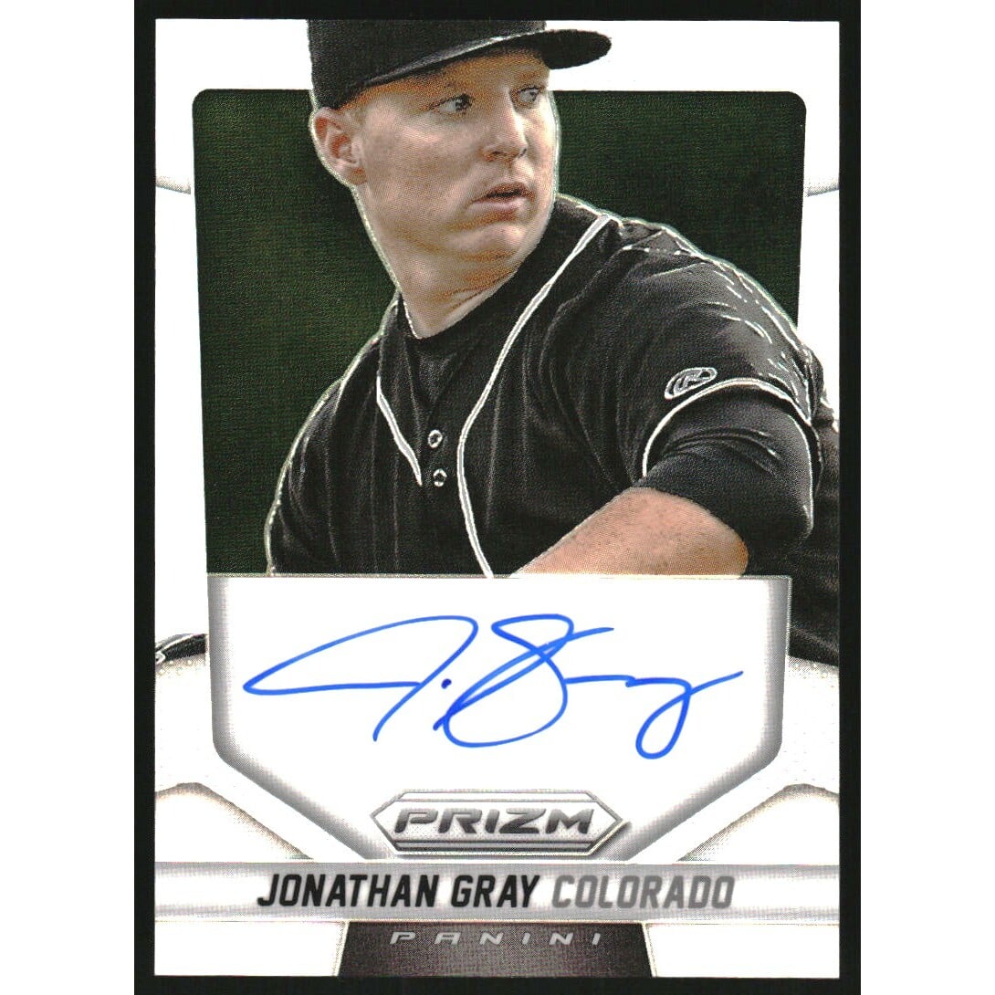 2014 Panini Prizm Autographs Prizms #JG Jonathan Gray. rookie card picture