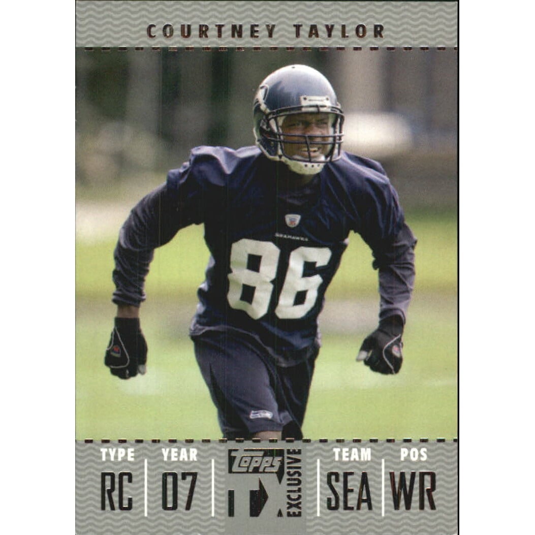 2007 Topps TX Exclusive Silver #191 Courtney Taylor. rookie card picture