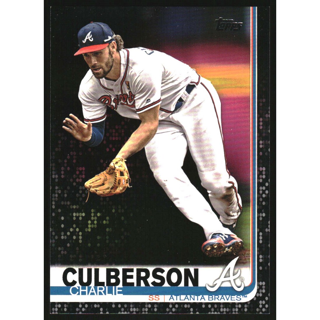 2019 Topps Black #369 Charlie Culberson. rookie card picture