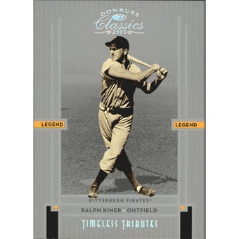 2005 Donruss Classics Timeless Tributes Silver #227 Ralph Kiner LGD