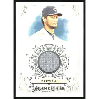2018 Topps Allen and Ginter Relics #FSRBYD Yu Darvish B