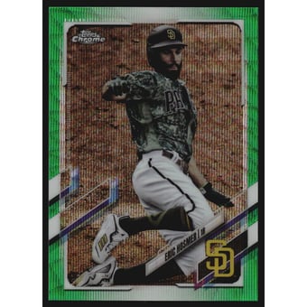 2021 Topps Chrome Green Wave Refractors #112 Eric Hosmer