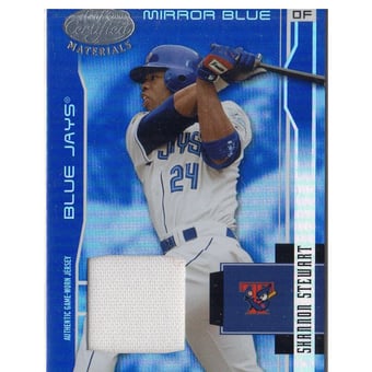 2003 Leaf Certified Materials Mirror Blue Materials #197 Shannon Stewart Jsy/100
