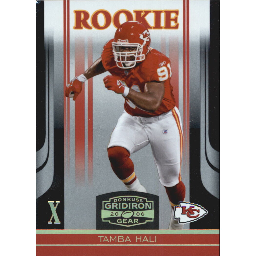 2006 Donruss Gridiron Gear Gold Holofoil X's #191 Tamba Hali