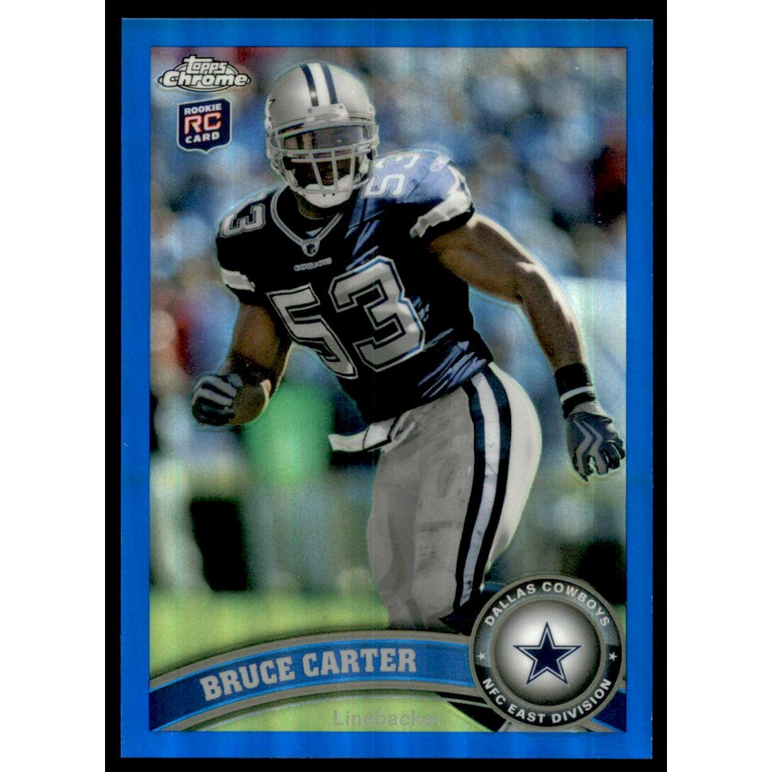 2011 Topps Chrome Blue Refractors #175 Bruce Carter