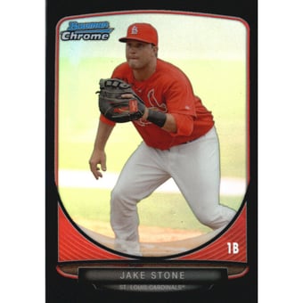 2013 Bowman Chrome Mini Black Refractors #122 Jake Stone