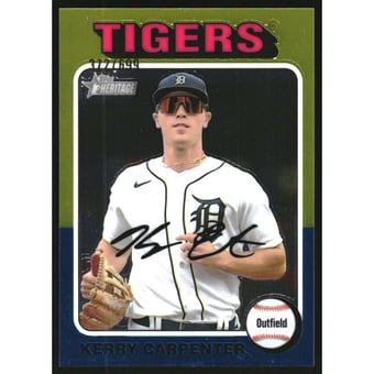 2024 Topps Heritage Chrome #35 Kerry Carpenter HN/699