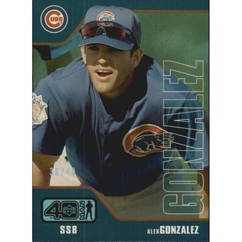 2002 Upper Deck 40-Man Electric Rainbow #608 Alex Gonzalez