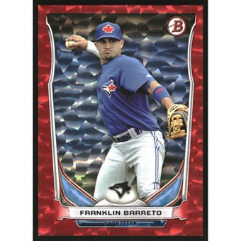2014 Bowman Draft Top Prospects Red #TP78 Franklin Barreto