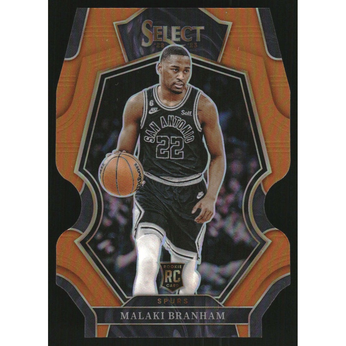 2022-23 Select Prizms Orange Die Cut #171 Malaki Branham 2022-23 Select Prizms Orange Die Cut #171 Malaki Branham