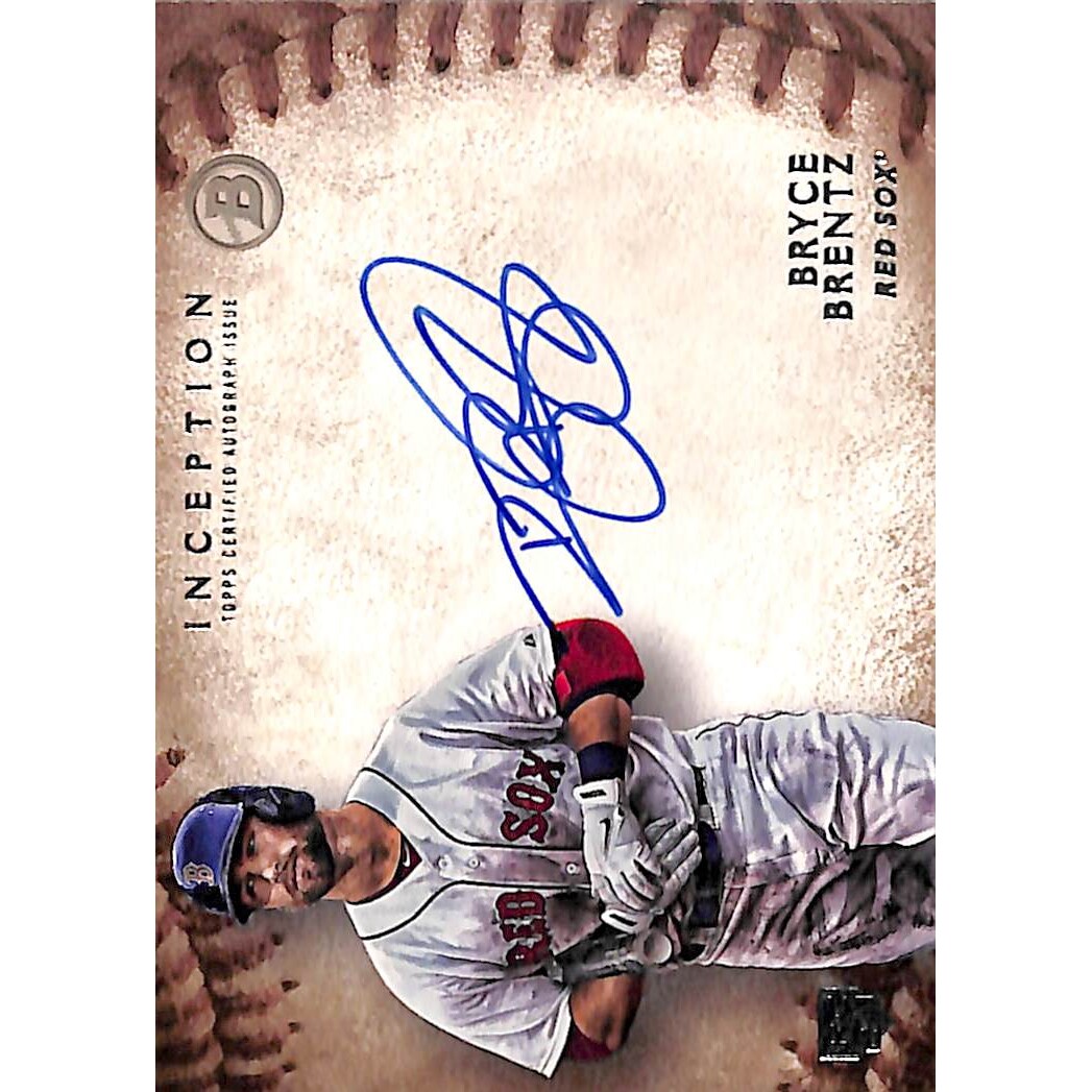 2015 Bowman Inception Rookie Autographs #RABB Bryce Brentz. rookie card picture