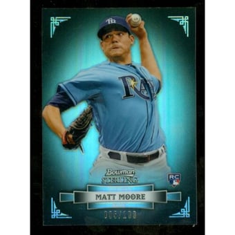 2012 Bowman Sterling Refractors #14 Matt Moore