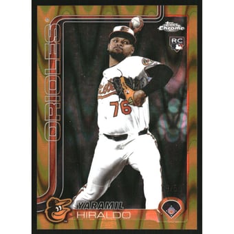 2025 Topps Chrome Update Gold RayWave Refractors #USC78 Yaramil Hiraldo
