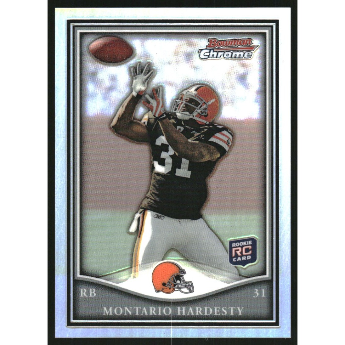 2010 Bowman Chrome Rookie Preview Inserts Refractors #BCR28 Montario Hardesty