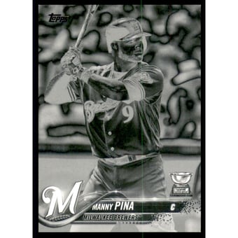 2018 Topps Black and White Negative #637 Manny Pina