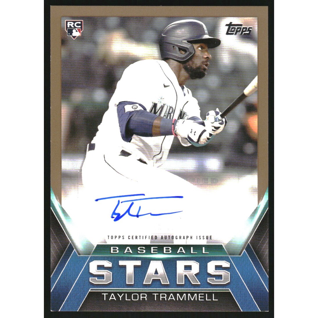 2021 Topps Update Baseball Stars Autographs Gold #BSATT Taylor Trammell
