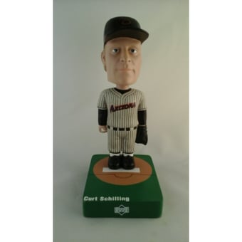 2002 Upper Deck Ballpark Idols Bobbers #48 Curt Schilling D'Backs