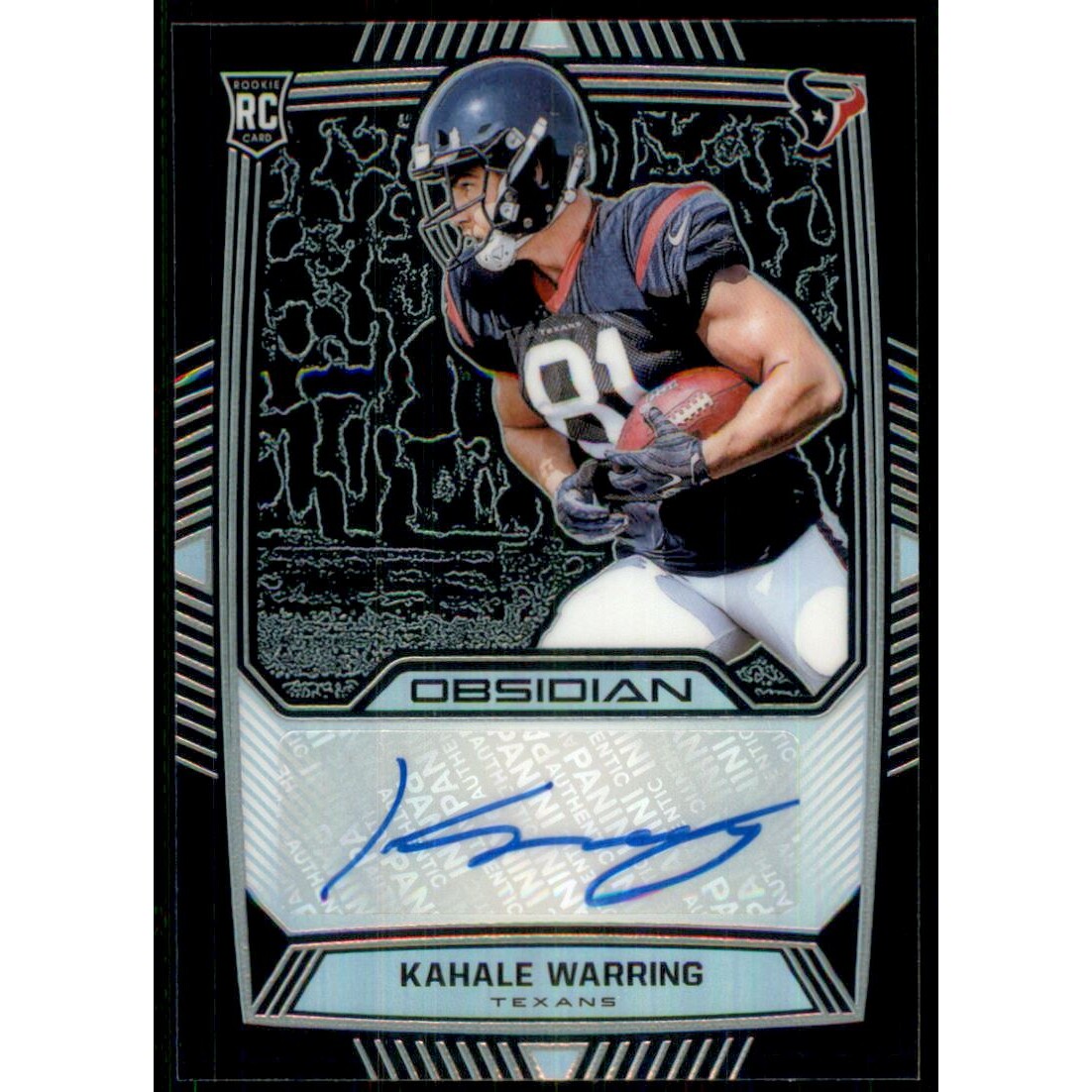 2019 Panini Obsidian Rookie Autographs #77 Kahale Warring/150