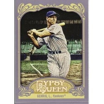 2012 Topps Gypsy Queen #236B Lou Gehrig VAR SP