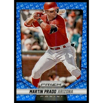 2014 Panini Prizm Prizms Blue 42 #50 Martin Prado