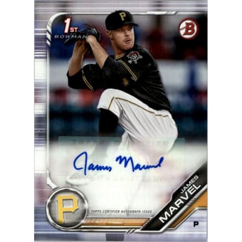 2019 Bowman Prospect Autographs #PAJM James Marvel