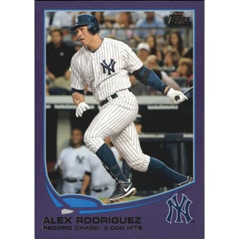 2013 Topps Toys R Us Purple Border #303 Alex Rodriguez