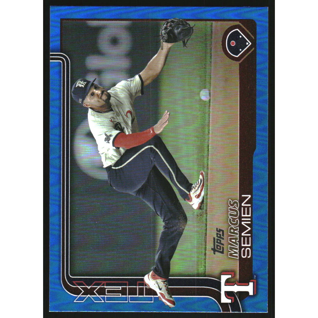 2025 Topps Blue Rainbow Foil #383 Marcus Semien