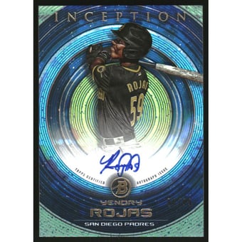2022 Bowman Inception Autographs Blue #PAYR Yendry Rojas
