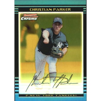 2002 Bowman Chrome Gold Refractors #301 Christian Parker