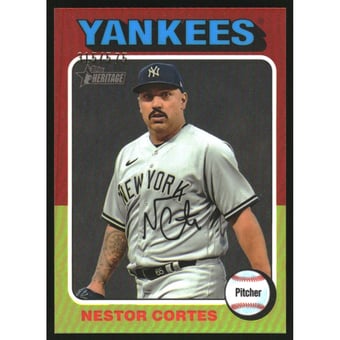 2024 Topps Heritage Chrome Refractors #260 Nestor Cortes