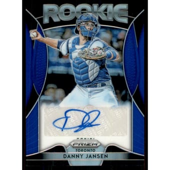 2019 Panini Prizm Rookie Autographs Prizms Blue #20 Danny Jansen
