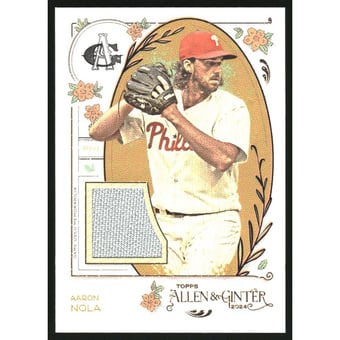 2024 Topps Allen and Ginter Relics #AGRAN Aaron Nola B