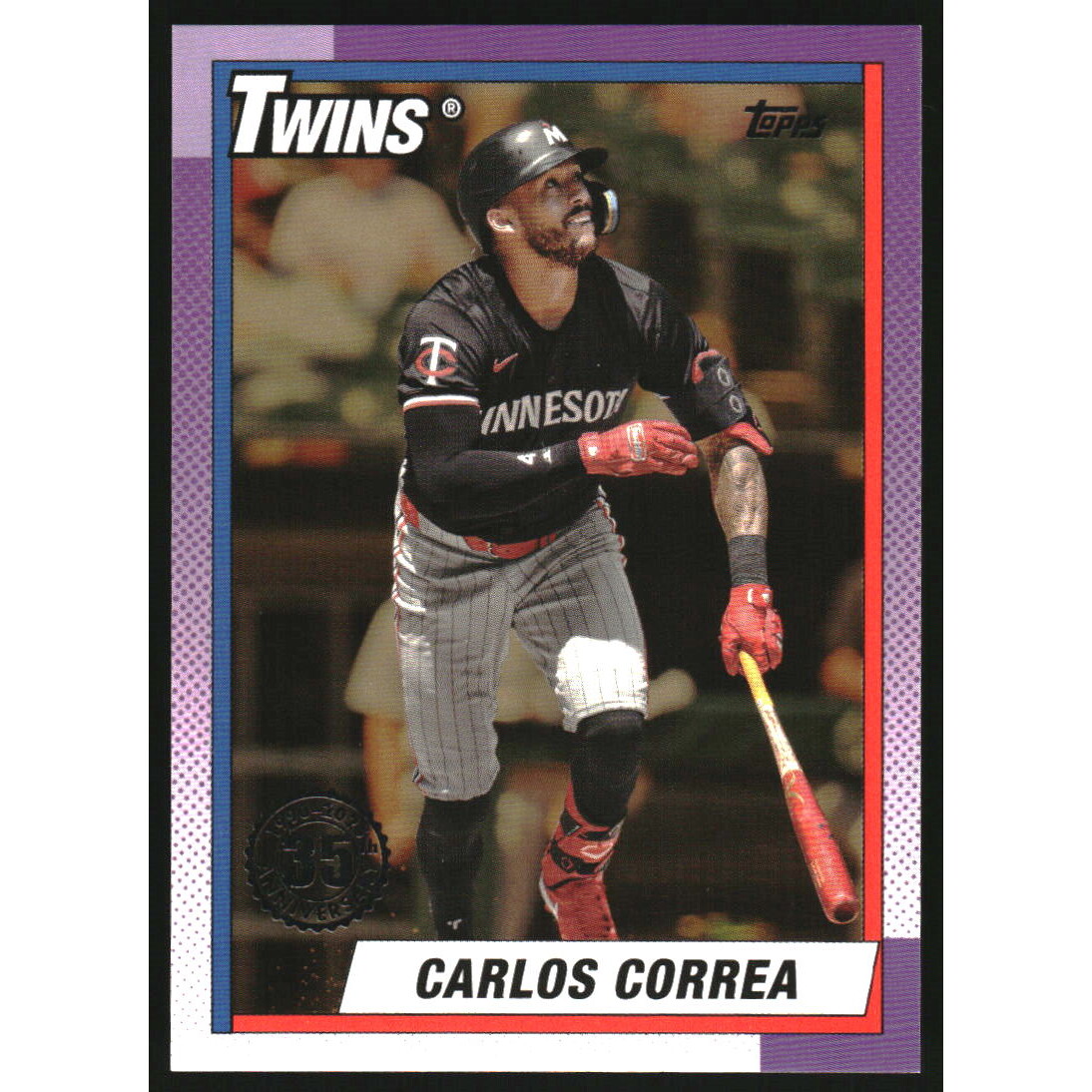 2025 Topps '90 Topps Gold #T9072 Carlos Correa