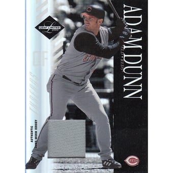 2003 Leaf Limited Threads #73 Adam Dunn A/50