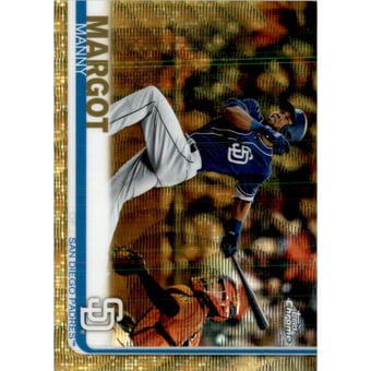 2019 Topps Chrome Gold Wave Refractors #154 Manny Margot