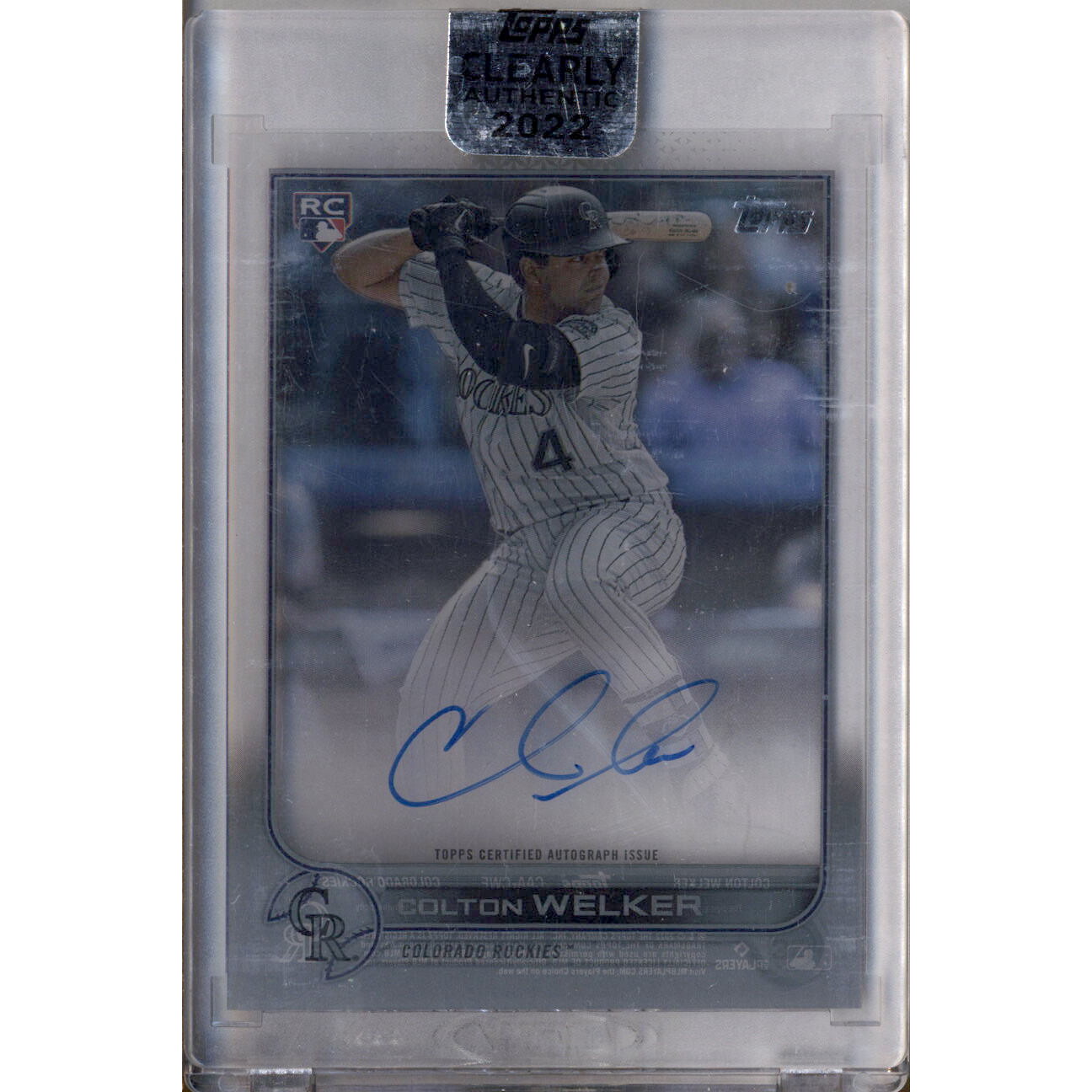 2022 Topps Clearly Authentic Autographs #CAACWE Colton Welker