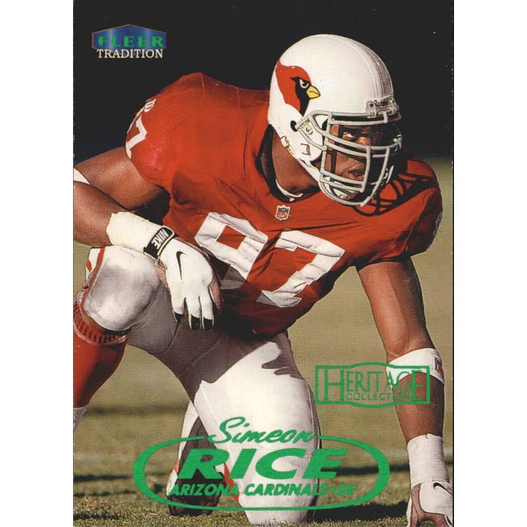 1998 Fleer Tradition Heritage #104 Simeon Rice. rookie card picture