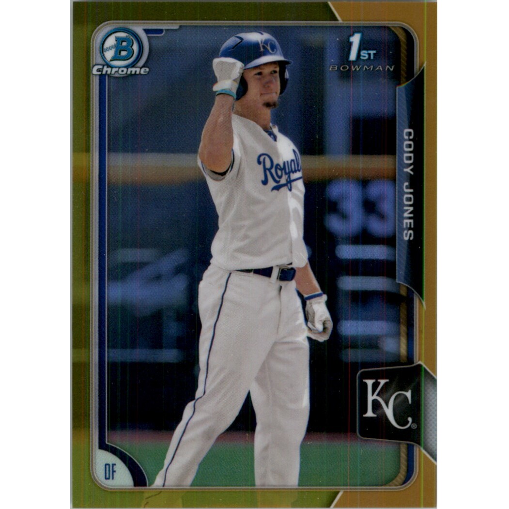 2015 Bowman Chrome Draft Gold Refractors #134 Cody Jones