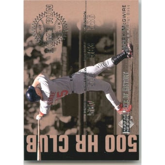 2002 UD Piece of History 500 Home Run Club #HR7 Mark McGwire