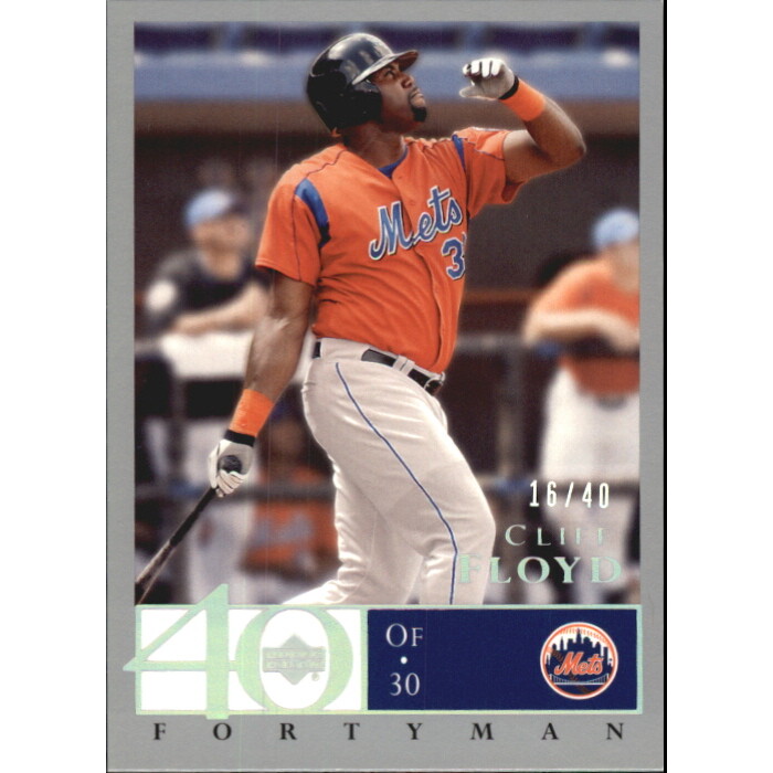 2003 Upper Deck 40-Man Rainbow #619 Cliff Floyd. rookie card picture