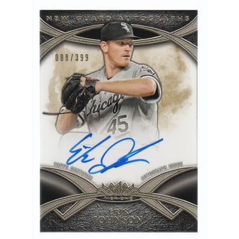 2014 Topps Tier One New Guard Autographs #NGAEJ Erik Johnson/399