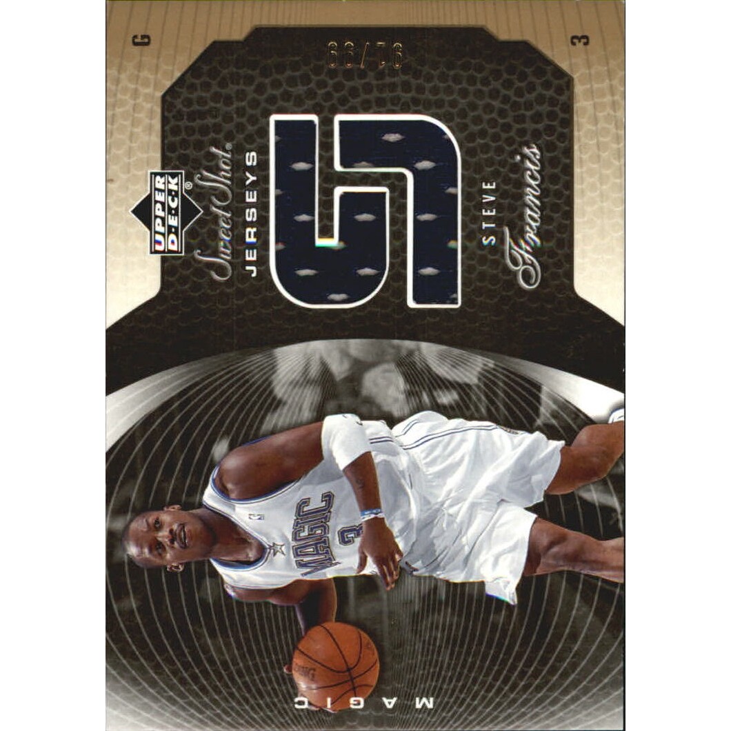 2005-06 Sweet Shot Jerseys Gold #SF Steve Francis/99