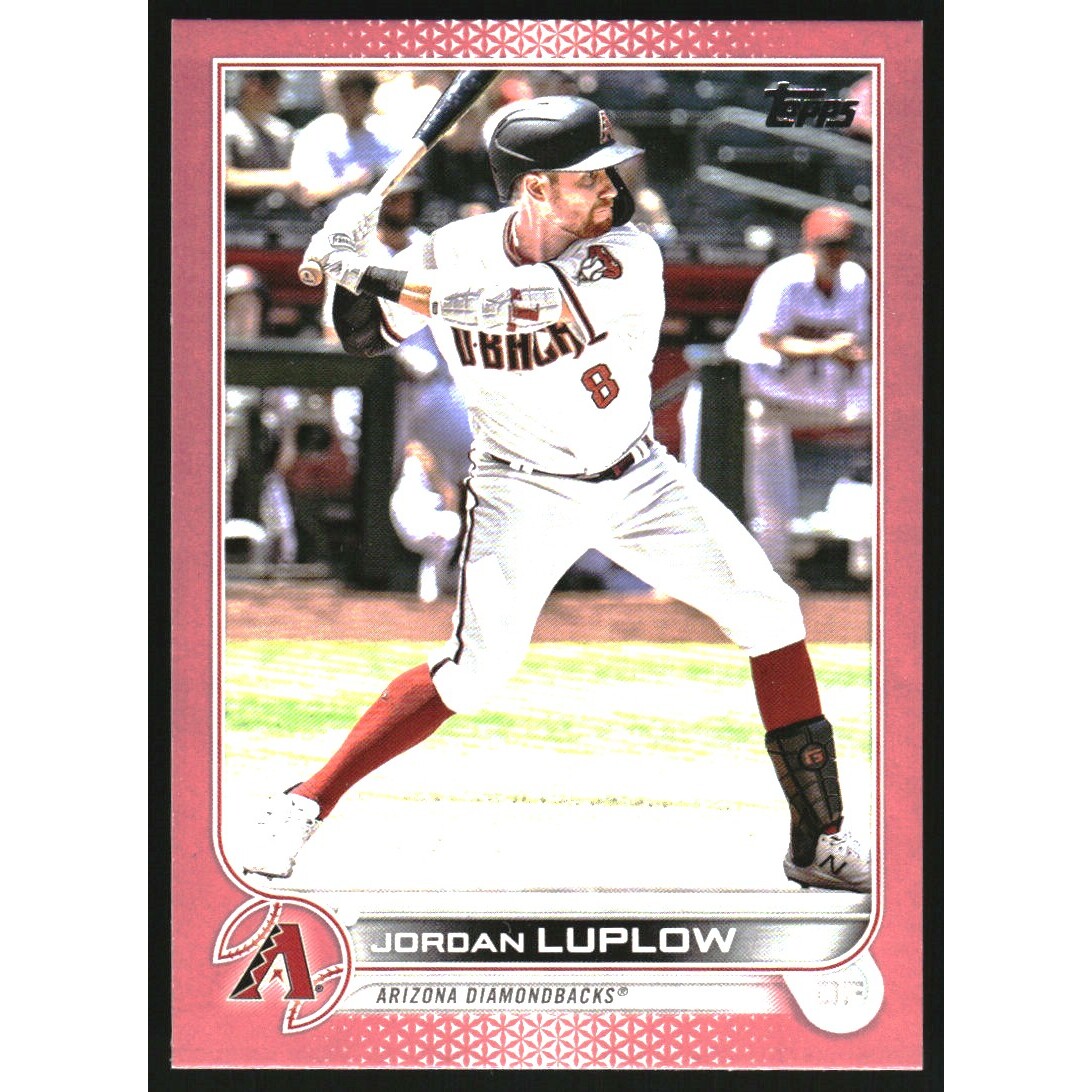 2022 Topps Update Mother's Day Pink #US286 Jordan Luplow. rookie card picture
