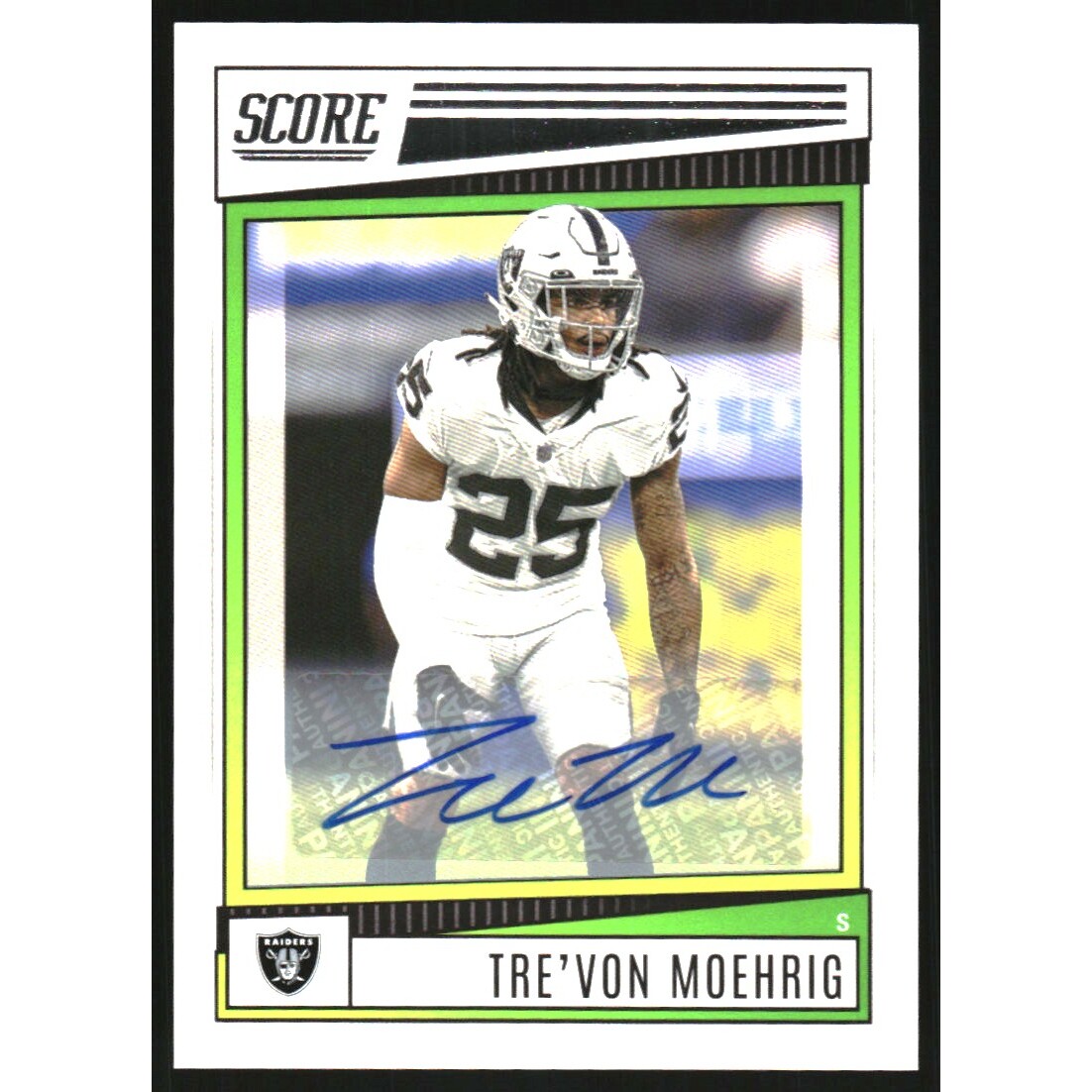 2022 Score Signatures #130 Tre'von Moehrig