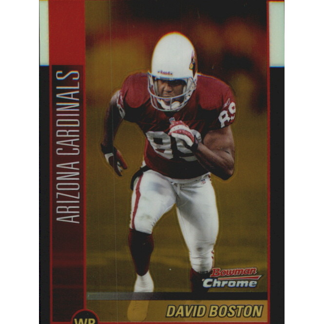 2002 Bowman Chrome Refractors Gold #77 David Boston