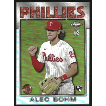 2021 Topps Chrome Ben Baller '86 Topps #86TB14 Alec Bohm