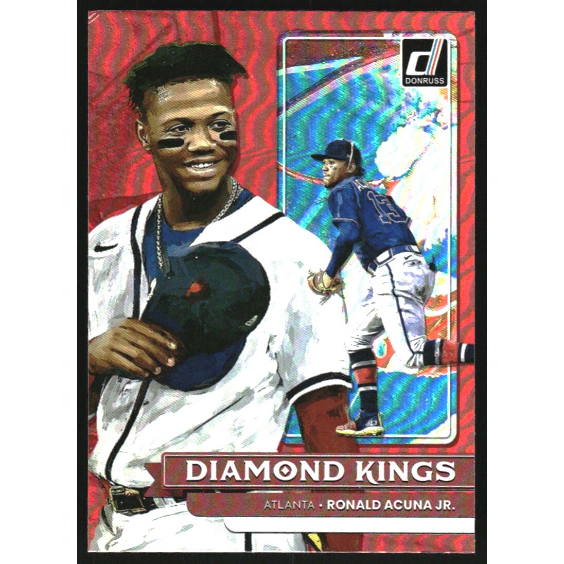 2022 Donruss Holo Red #16 Ronald Acuna Jr. DK